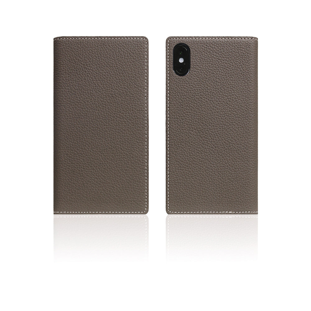 D8 Full Grain Leather Case for iPhone X / XS Etoff Cream