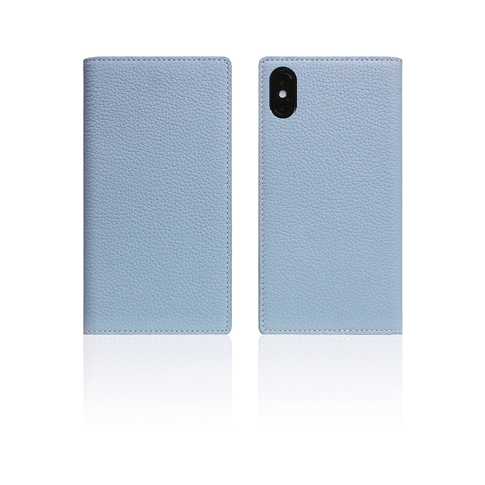D8 Full Grain Leather Case for iPhone X / XS Powder Blue
