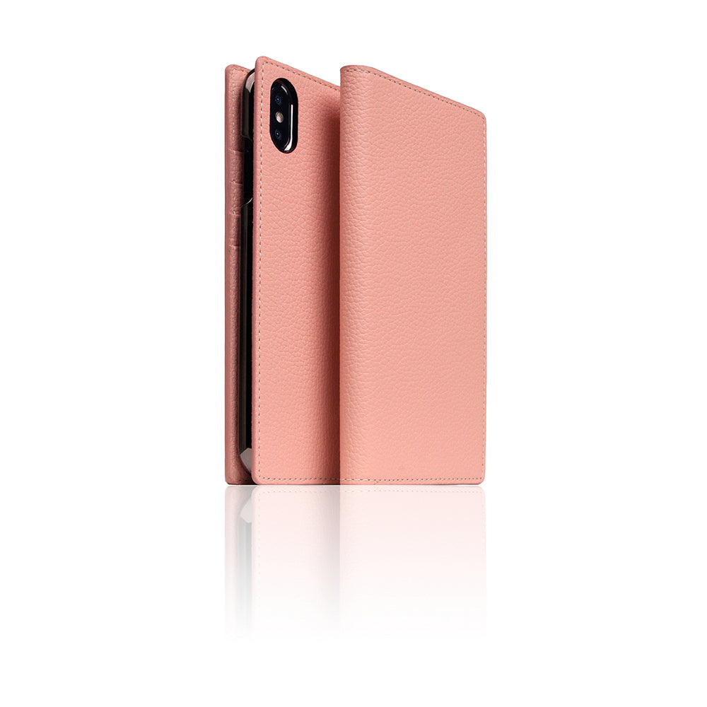 D8 Full Grain Leather Case for iPhone X / XS Light Rose