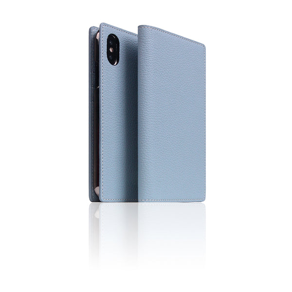 D8 Full Grain Leather Case for iPhone X / XS Powder Blue