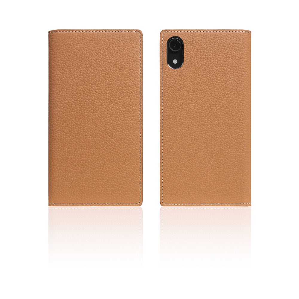 D8 Full Grain Leather Case for iPhone XR Caramel Cream
