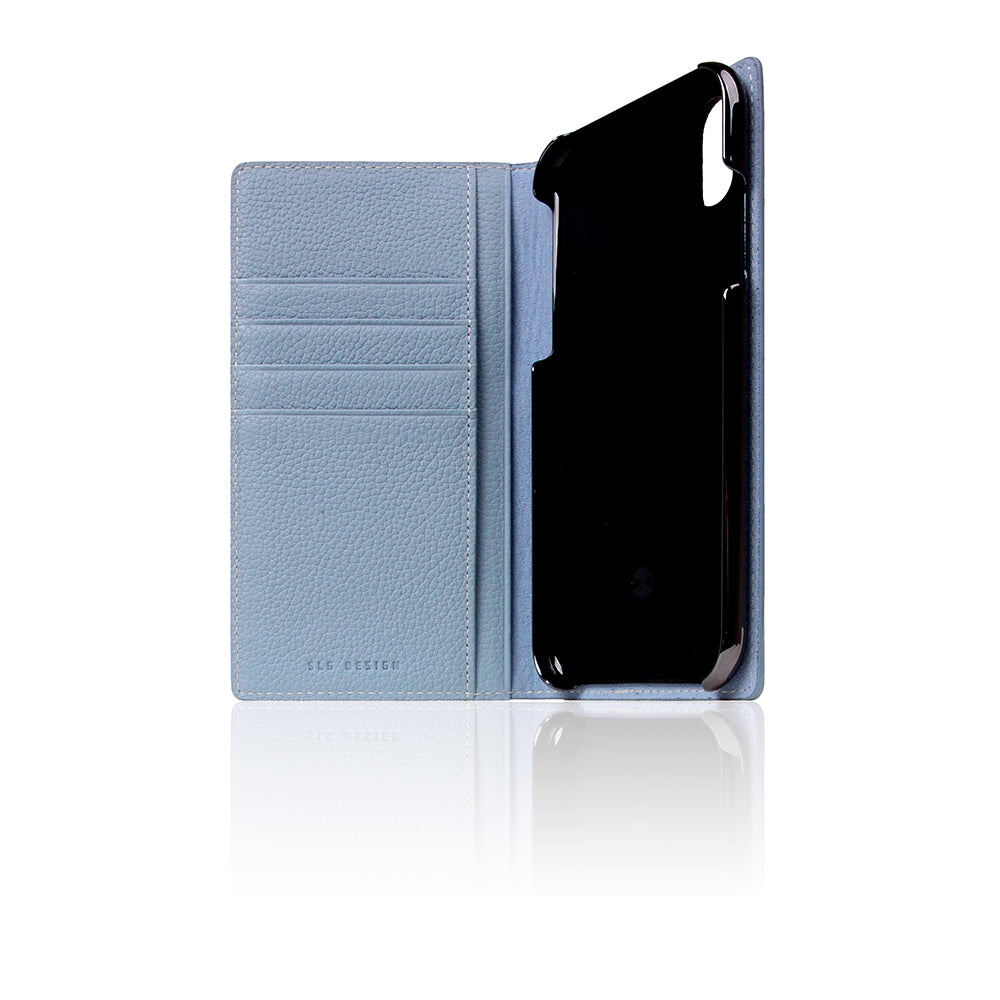 D8 Full Grain Leather Case for iPhone XR Powder Blue