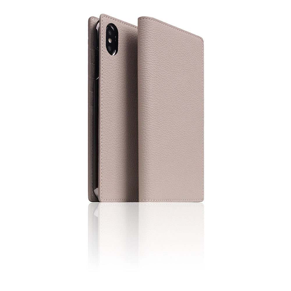 D8 Full Grain Leather Case for iPhone Xs Max Light Cream