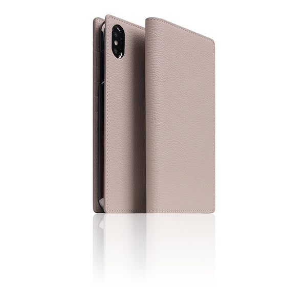 D8 Full Grain Leather Case for iPhone Xs Max Light Cream