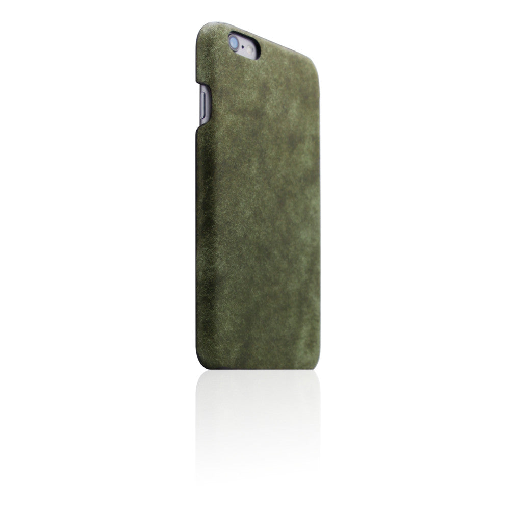 D8 Italian Pueblo Leather Back Case for iPhone 6/6s Plus Olive
