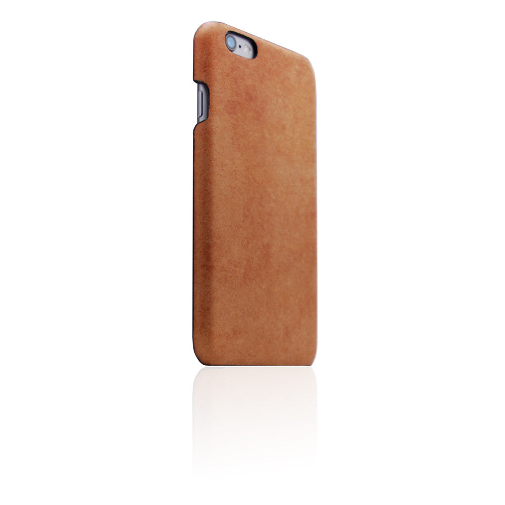 D8 Italian Pueblo Leather Back Case for iPhone 6/6s Plus Tan