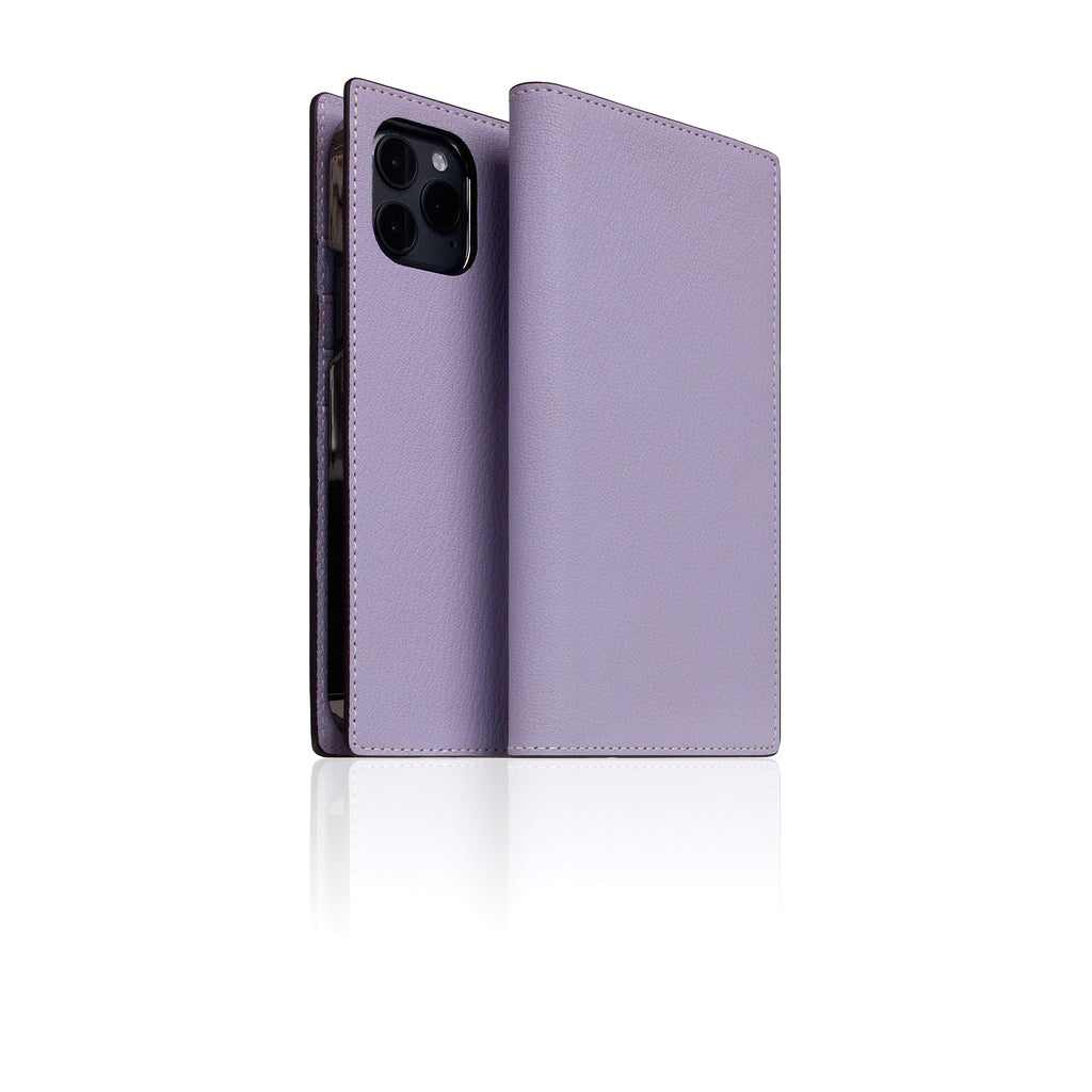 D9 France Chevere Sully Leather Diary Case for iPhone 12 Pro Max (Lavenda)