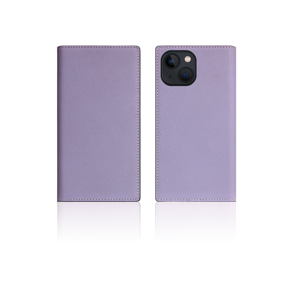 D9 France Chevere Sully Leather Diary Case for iPhone 13 mini (Lavenda)