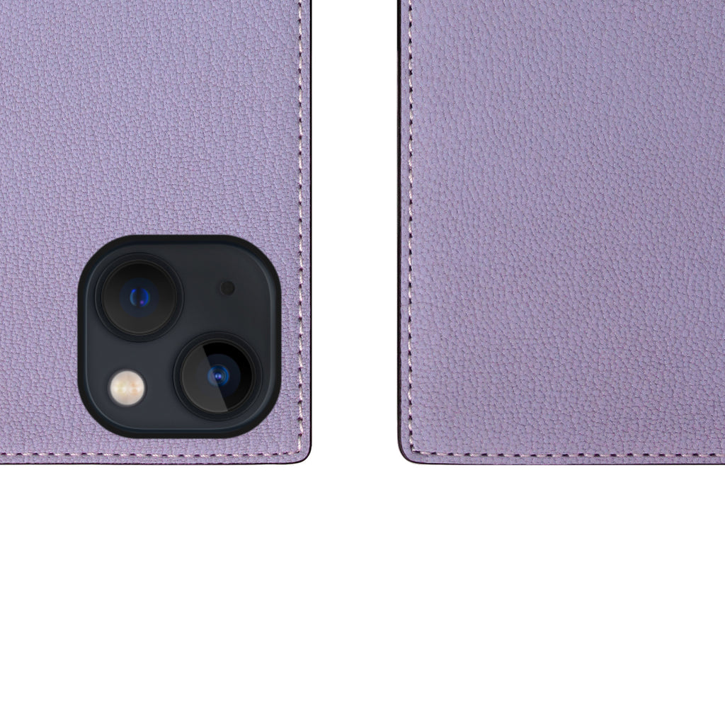 D9 France Chevere Sully Leather Diary Case for iPhone 13 mini (Lavenda)