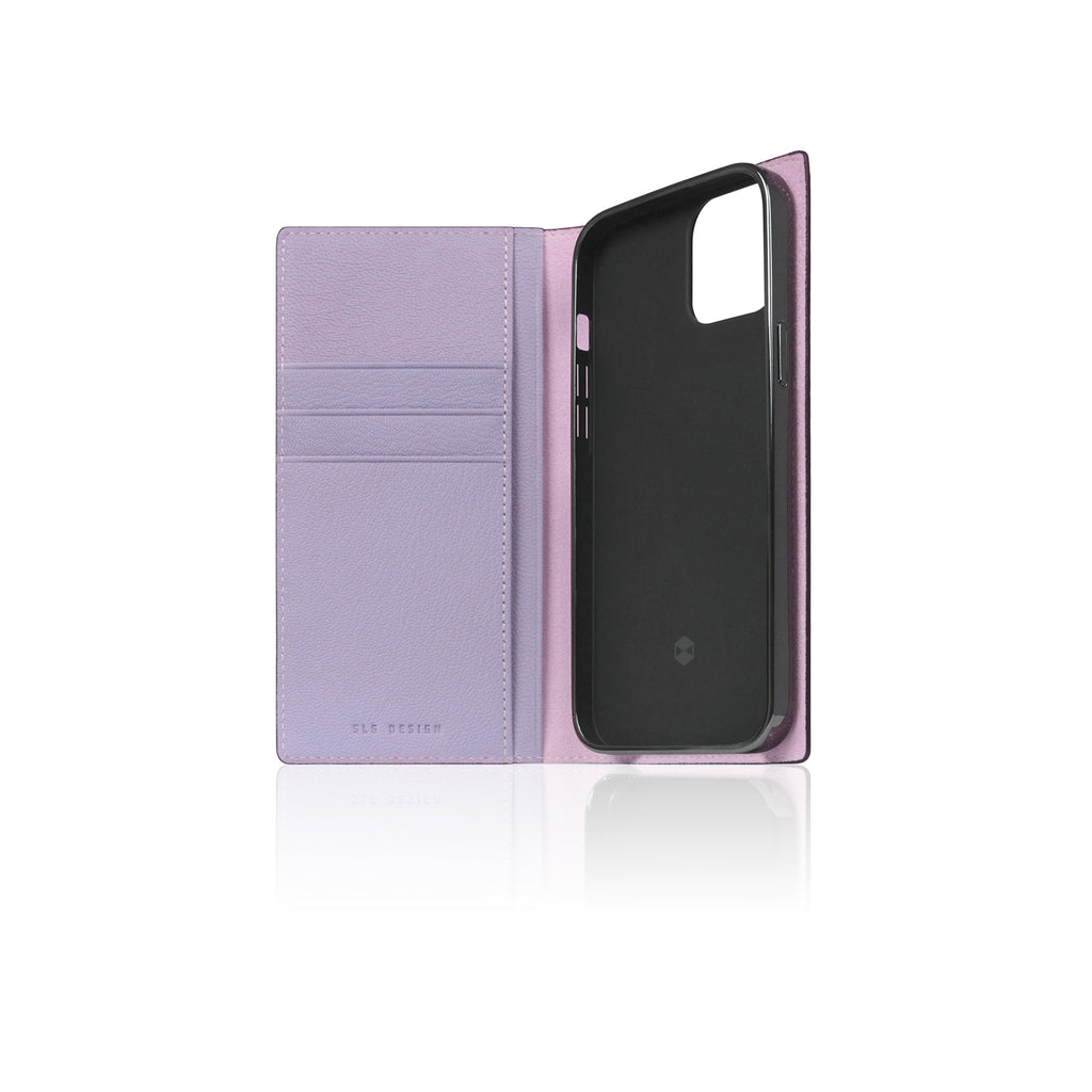 D9 France Chevere Sully Leather Diary Case for iPhone 13 mini (Lavenda)