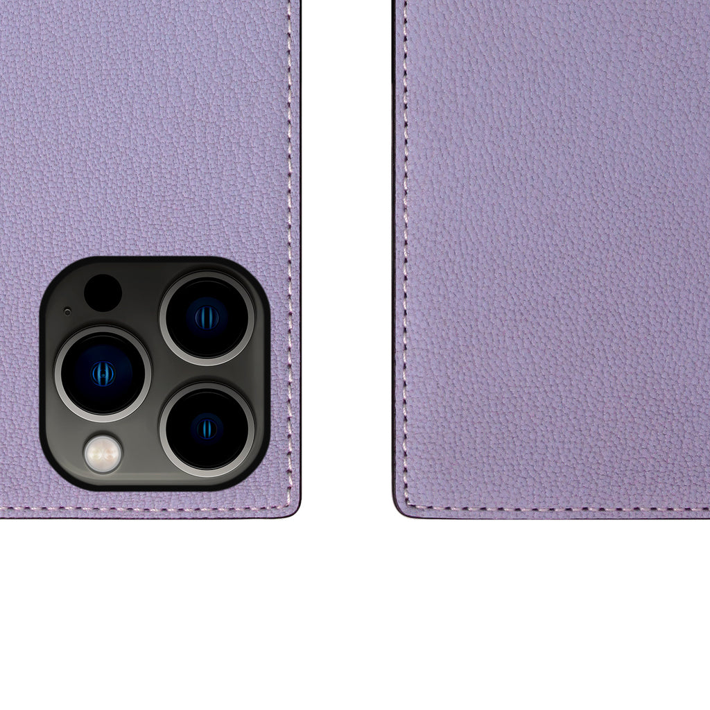 D9 France Chevere Sully Leather Diary Case for iPhone 13 Pro (Lavenda)