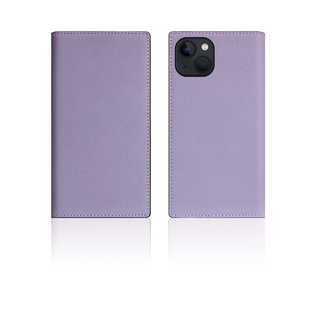 D9 France Chevere Sully Leather Diary Case for iPhone 14 Plus (Lavenda)