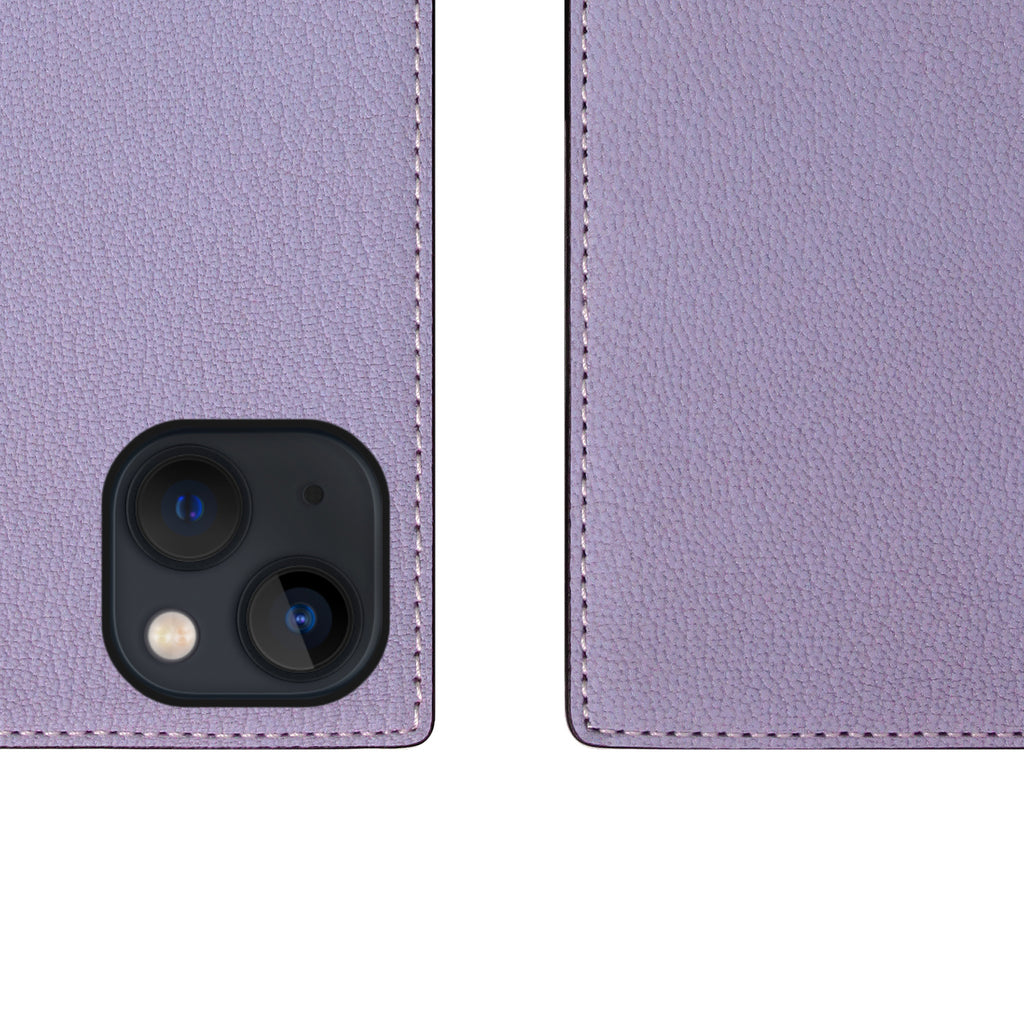 D9 France Chevere Sully Leather Diary Case for iPhone 14 Plus (Lavenda)
