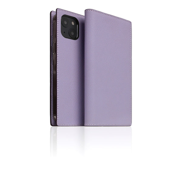D9 France Chevere Sully Leather Diary Case for iPhone 14 Plus (Lavenda)