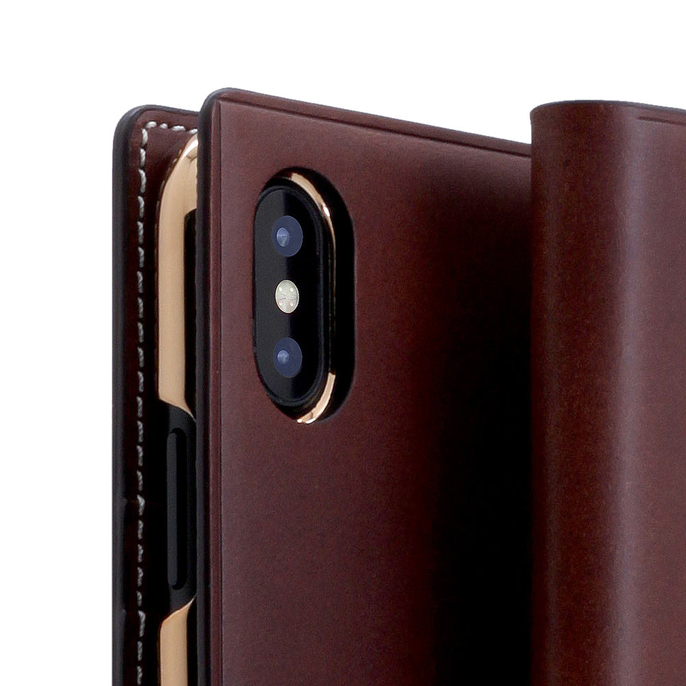 D7 Italian Buttero Leather Case for iPhone X / XS Brown