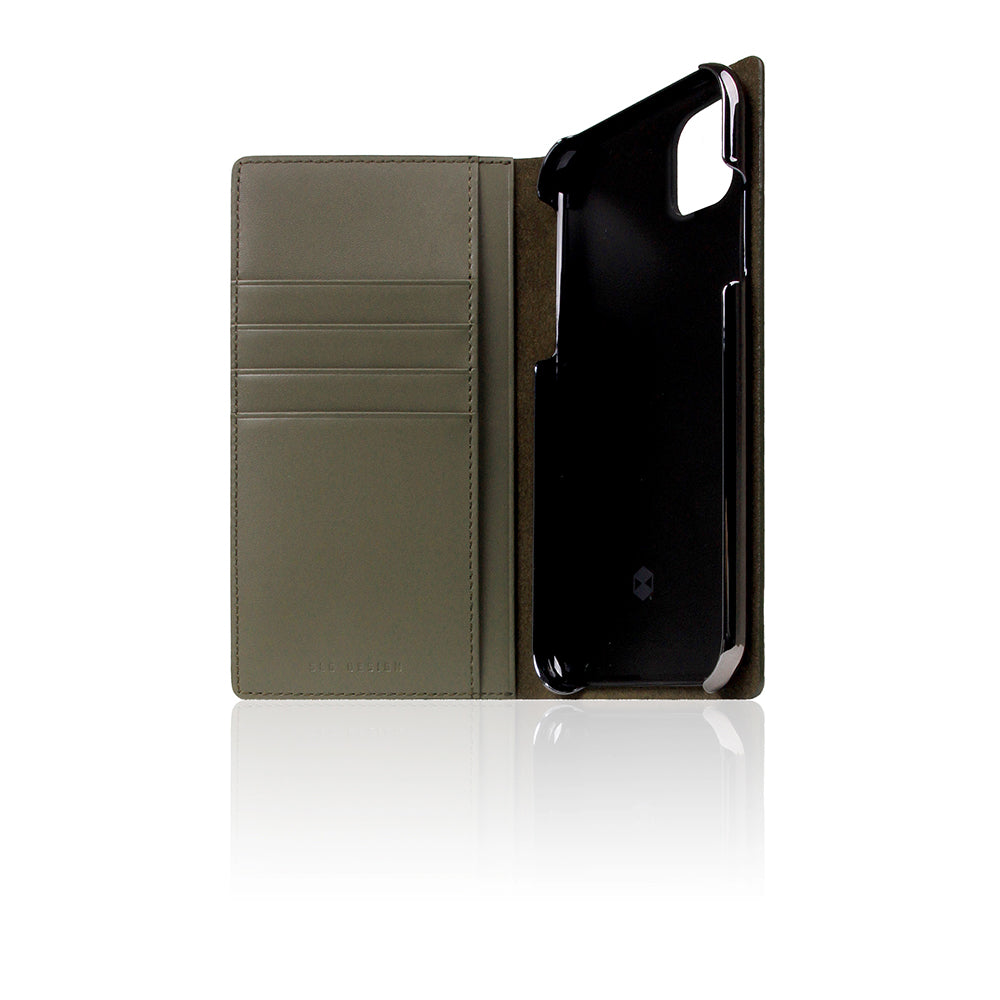 D+ Italian Carbon Leather Case for iPhone 11 Khaki