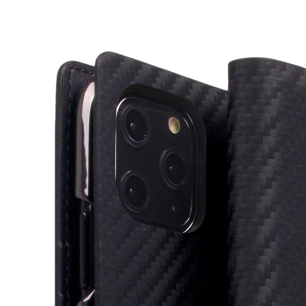 D+ Italian Carbon Leather Case for iPhone 11 Pro Black
