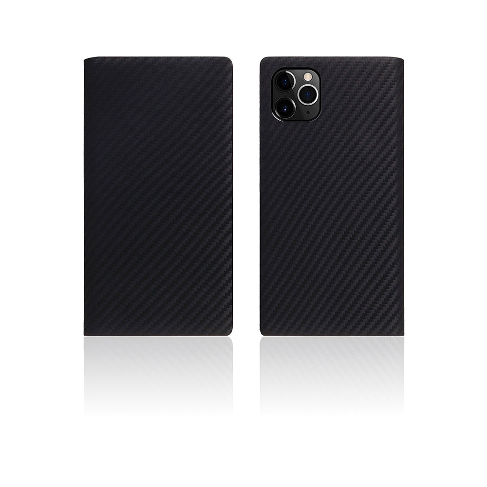 D+ Italian Carbon Leather Case for iPhone 11 Pro Black