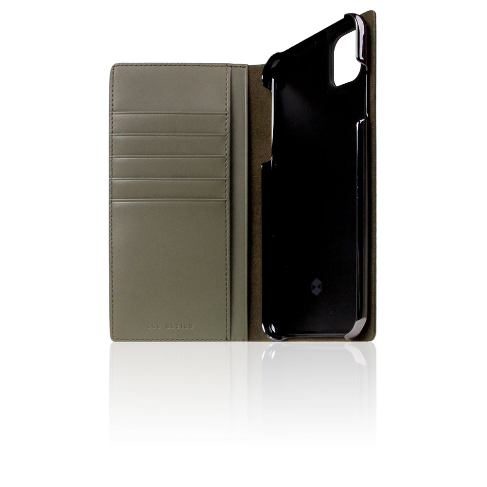 D+ Italian Carbon Leather Case for iPhone 11 Pro Max Khaki
