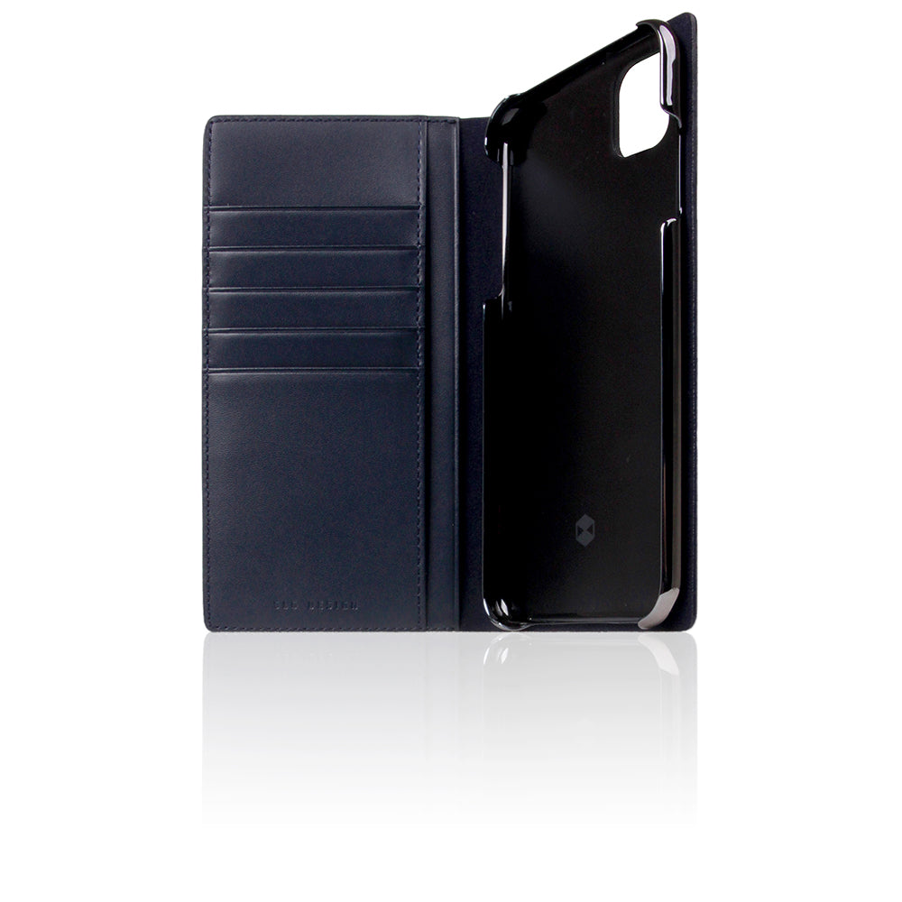 D+ Italian Carbon Leather Case for iPhone 11 Pro Max Navy