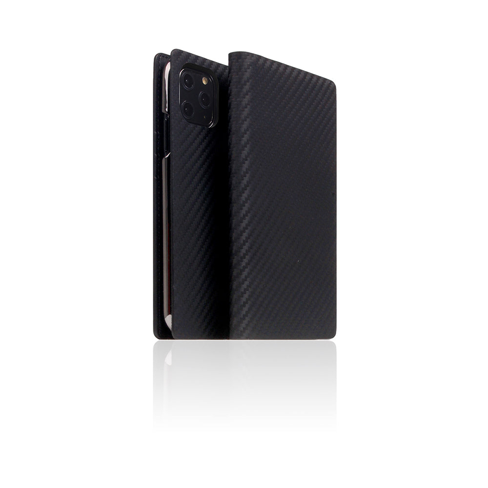 D+ Italian Carbon Leather Case for iPhone 11 Pro Black