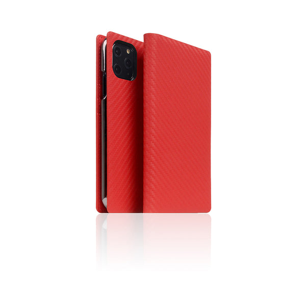 D+ Italian Carbon Leather Case for iPhone 11 Pro Red