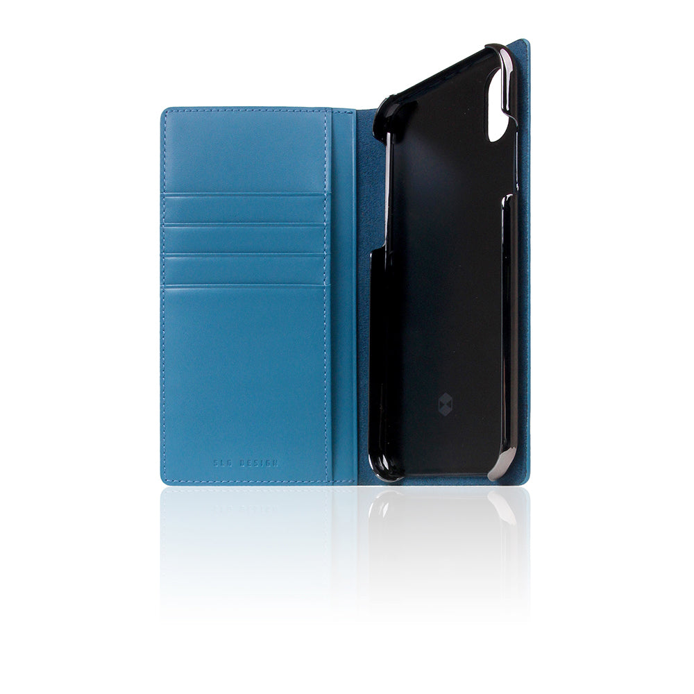 D+ Italian Carbon Leather Case for iPhone XR Blue