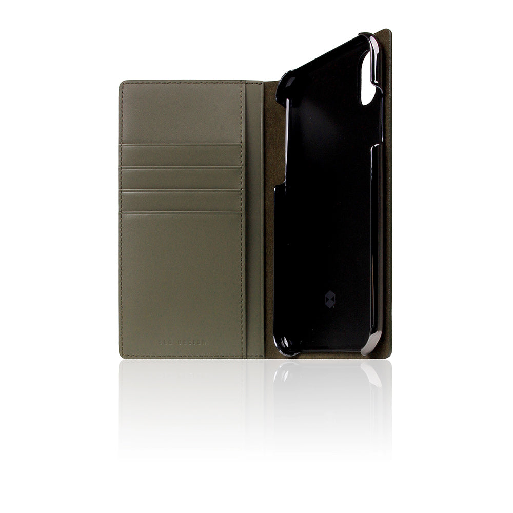 D+ Italian Carbon Leather Case for iPhone XR Khaki