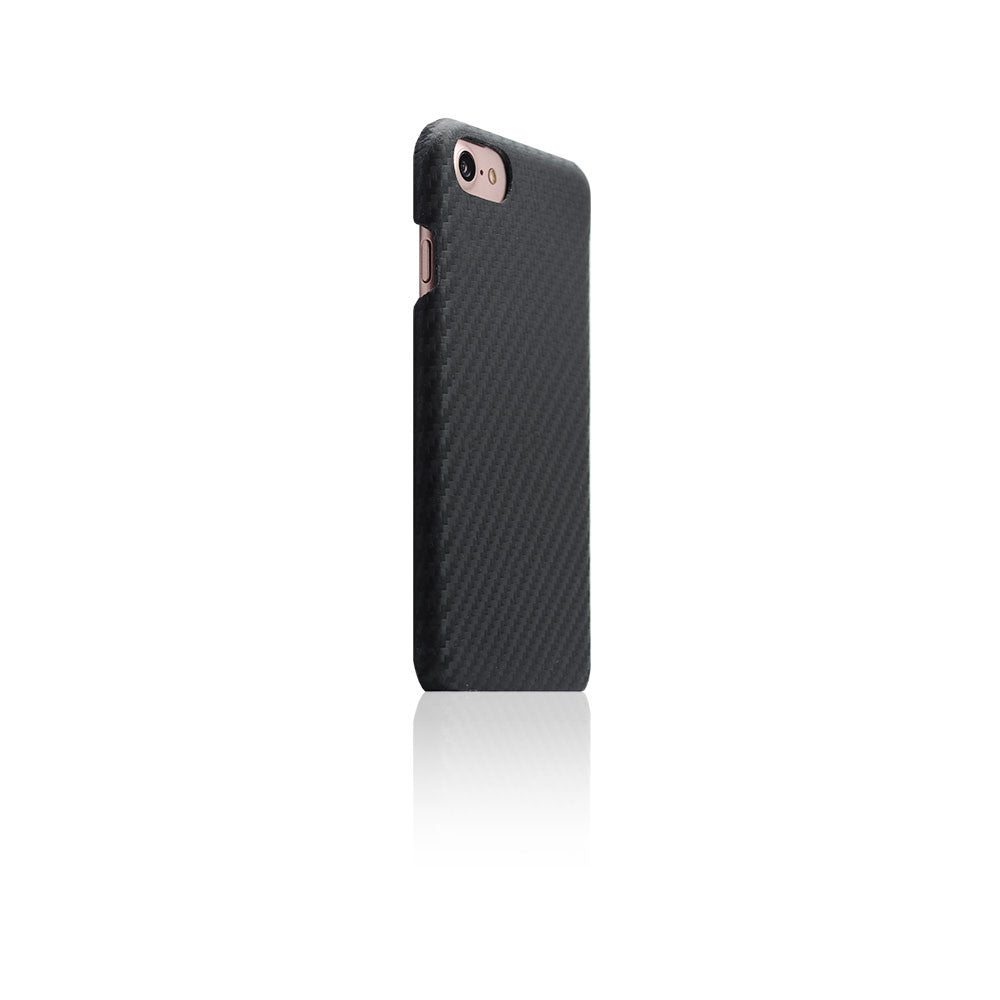 SLG DESIGN / D+ Italian Carbon Leather Back Case for iPhone 7 Black