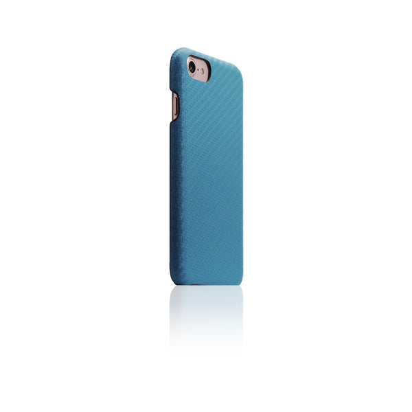 D+ Italian Carbon Leather Back Case for iPhone 8 / 7 / SE 2020 (Blue)