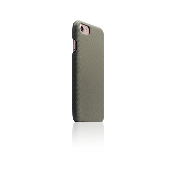 D+ Italian Carbon Leather Back Case for iPhone 8 / 7 / SE 2020 (Khaki)