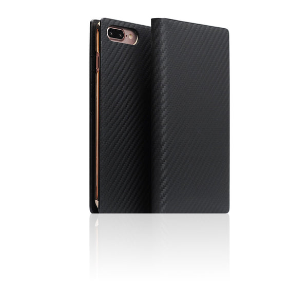 D+ Italian Carbon Leather Case for iPhone 8 Plus / 7 Plus (Black)