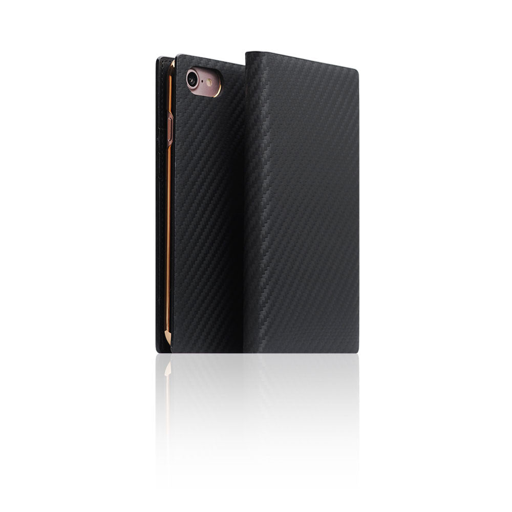 D+ Italian Carbon Leather Case for iPhone 8 / 7 / SE 2020 (Black)