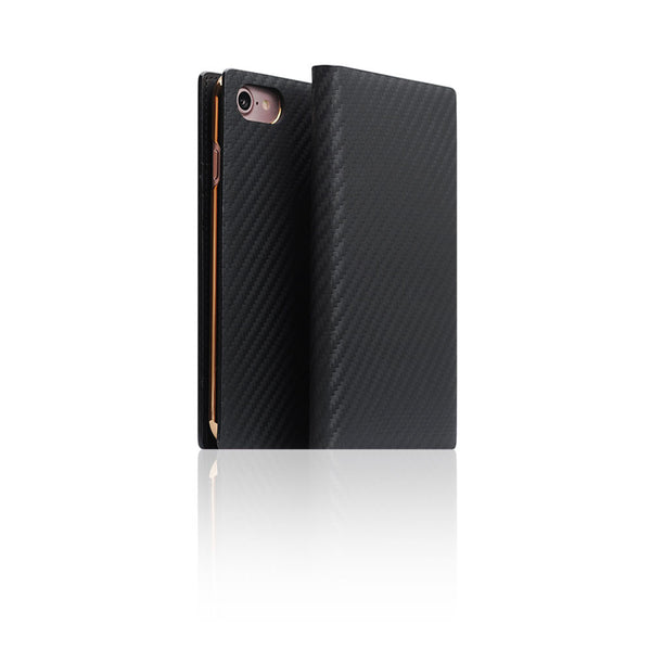 D+ Italian Carbon Leather Case for iPhone 8 / 7 / SE 2020 (Black)