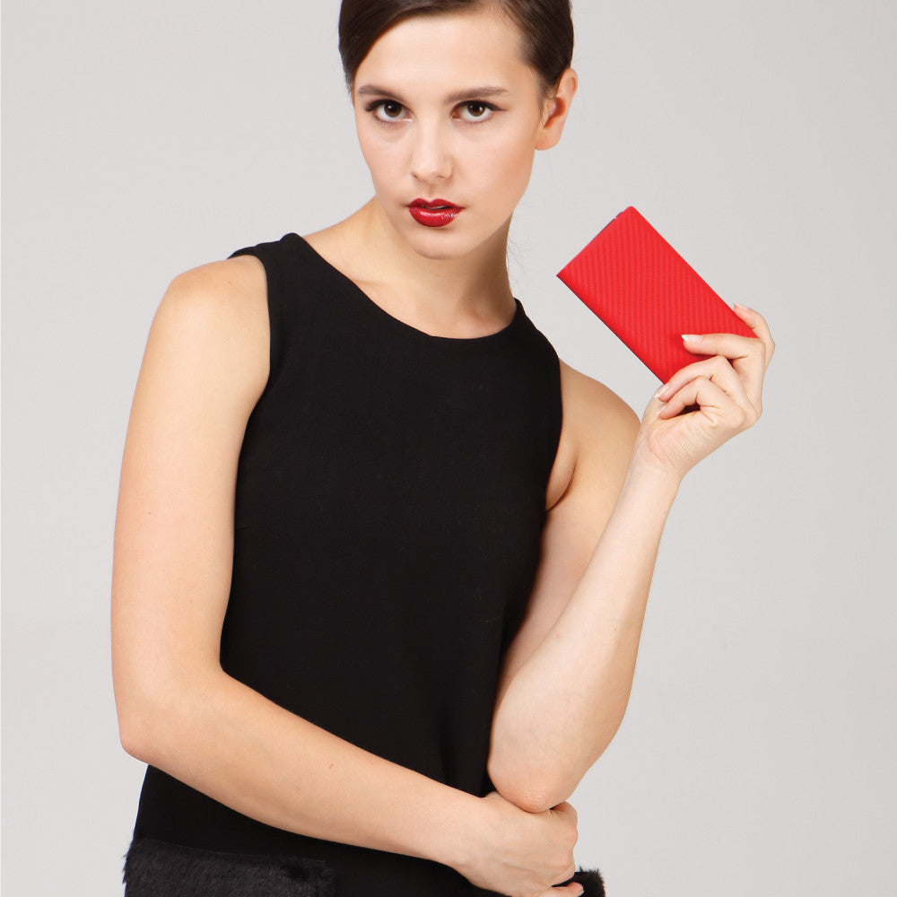 D+ Italian Carbon Leather Case for iPhone 8 / 7 / SE 2020 (Blue)