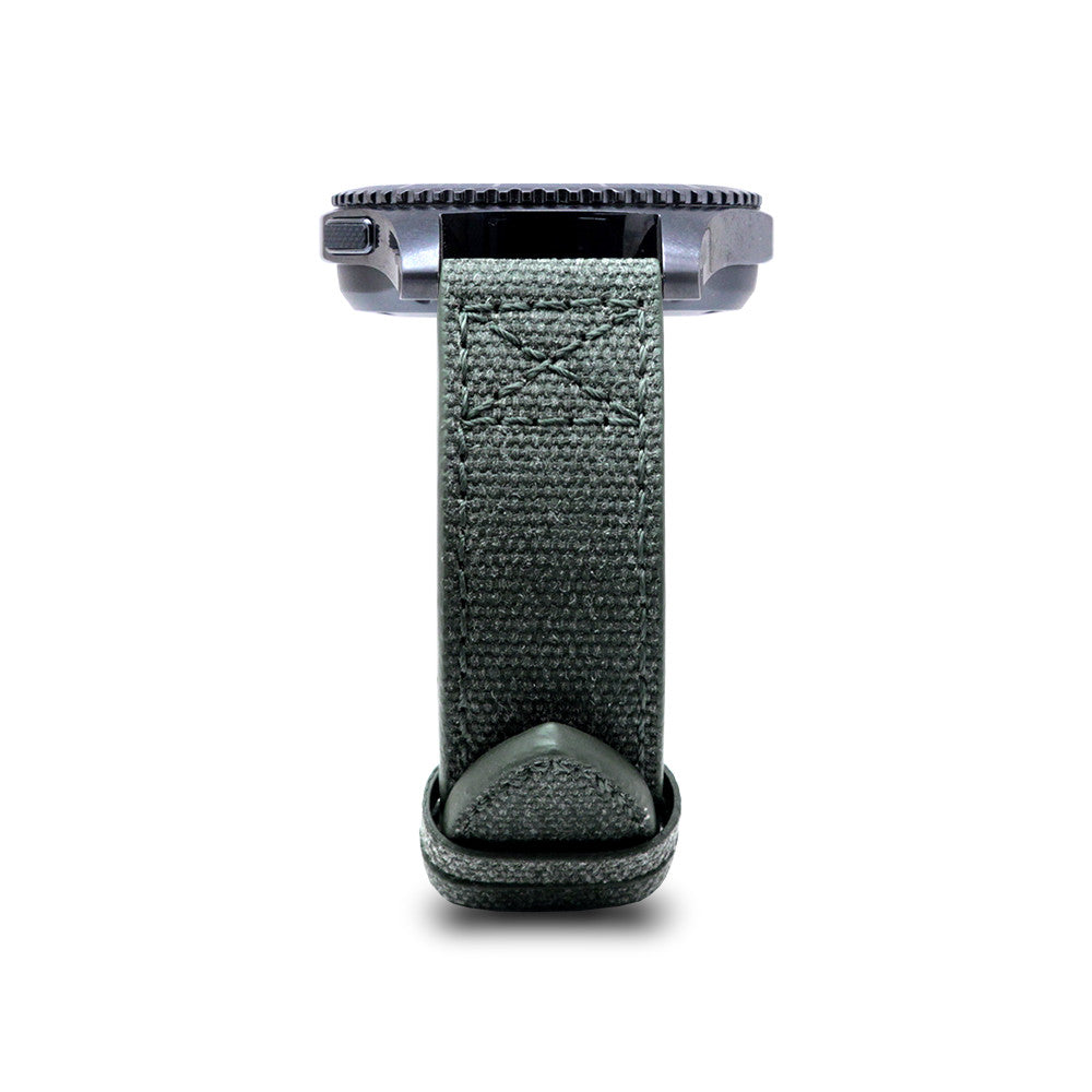 D+ Wax Canvas Strap for Gear S3 Khaki