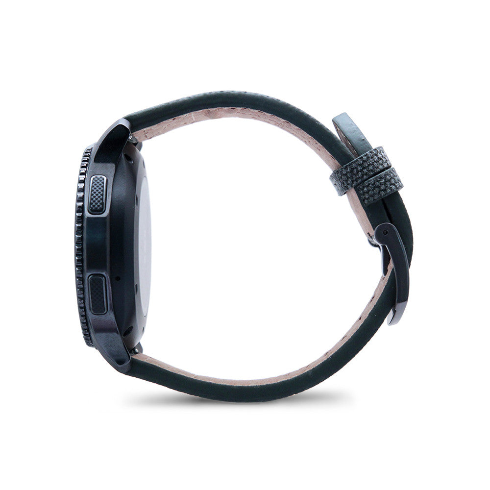 D+ Wax Canvas Strap for Gear S3 Khaki