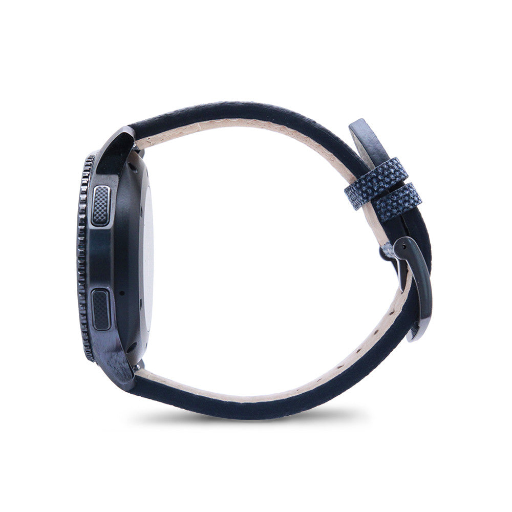 D+ Wax Canvas Strap for Gear S3 Navy