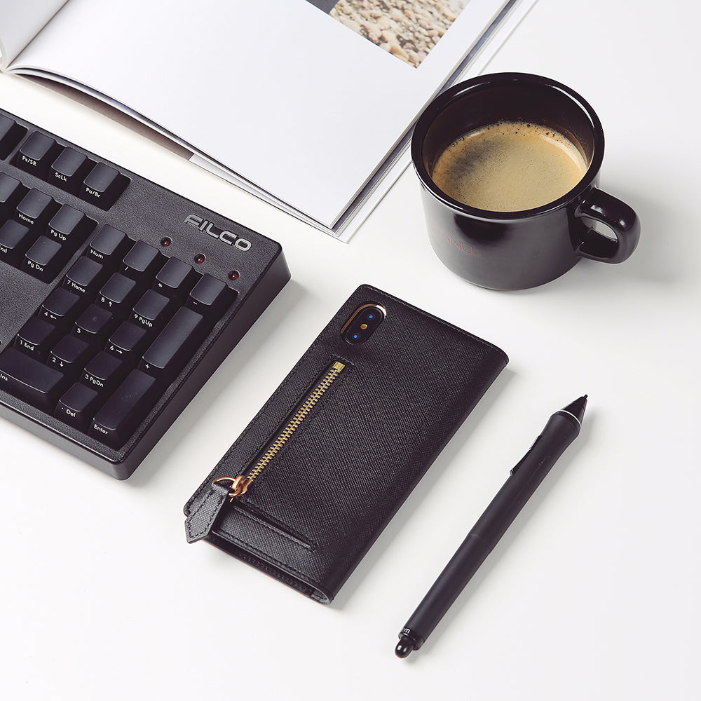 D5 CSL Zipper Case for iPhone X / XS Black